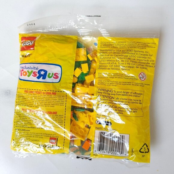 Lego 40077 Geoffrey Polybag Toys R Us Exclusive New Sealed RETIRED 90 Pieces - Picture 2 of 4